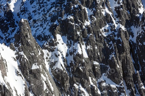 Preview: Winter Rocky Mountain Landscape (Tatranska Lomnitsa, High Tatras, Slovakia).