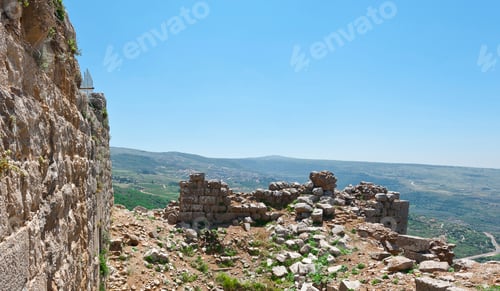 Preview: Remnants Of Castle On The Golan Heights Near The Israeli Border With Syria. The Nimrod Fortress