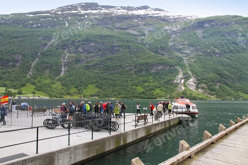Preview: Village Geiranger, Geiranger Fjord, Norway.