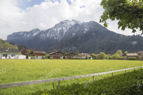 Preview: Landscape In Wilderswil Junfrau Region Berner Oberland Switzerland