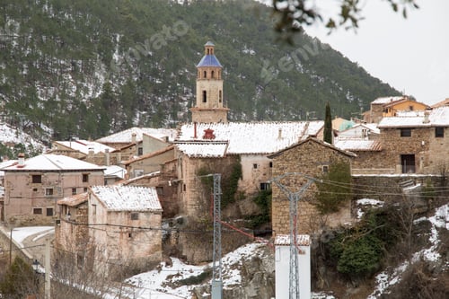 Preview: Cabra De Mora Village In Teruel Aragon Spain
