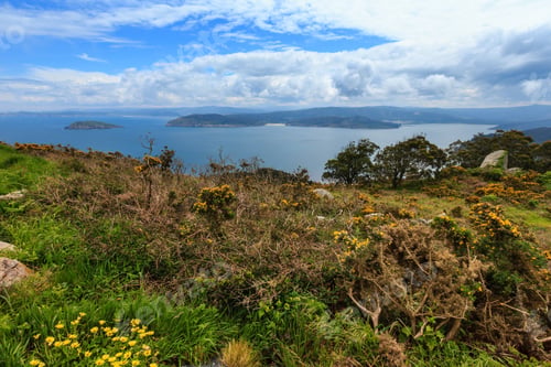 Preview: Atlantic Ocean Landscape And Estaca De Bares Peninsula Coast. Summer Overcast View. Province Of A