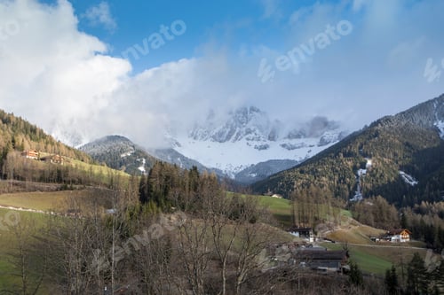 Preview: Wonderful Landscape Santa Maddalena Village, Dolomites, Funes Valley South Tirol Italy, Europe