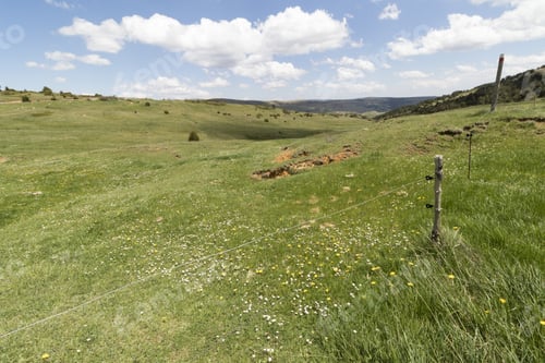Preview: Spring Landscape In Gudar Mountains Teruel Aragon Spain