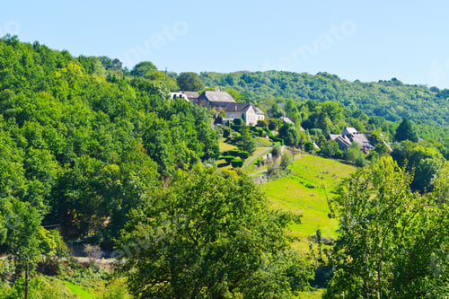 Preview: Black Tiles On The Roof Of The French Town