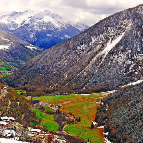 Preview: Saint Bernard Pass In The Italian Alps
