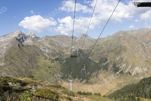 Preview: Panorama From The Little Train Of Artouste, The Highest Passengers Train Of Europe And Run From