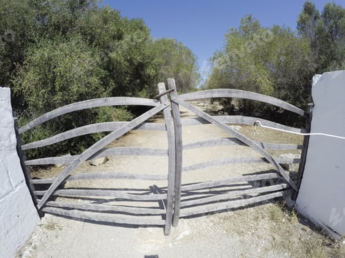 Preview: Wooden Gate Minorca Island Spain