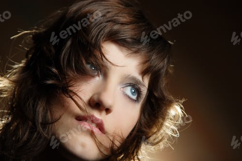 Preview: Portrait Of Beautiful Girl With Beautiful Eyes