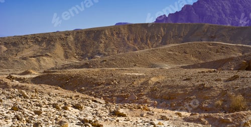 Preview: Infinite Fantasy Of The Rocky Hills Of The Negev Desert In Israel. Breathtaking Landscape And