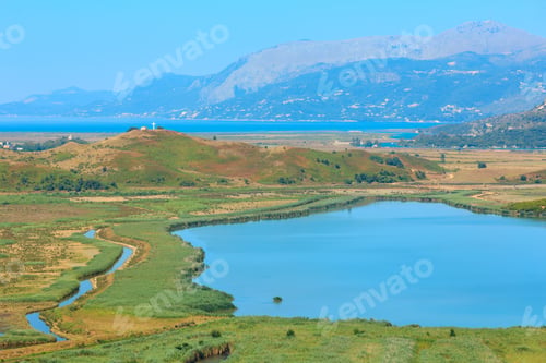 Preview: Big Salt Lake And Vivari Channal In Butrint National Park, Albania.