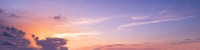 Preview: Sunset Sky With Clouds (Wide Background Panorama).