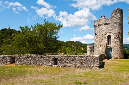 Preview: The Ruins Of A Medieval Fortress In The French City Of Viviers