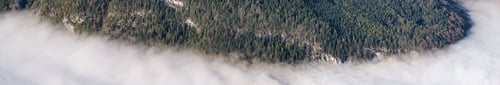 Preview: Autumn Alps Mountain Misty Morning View From Jenner Viewing Platform, Schonau Am Konigssee
