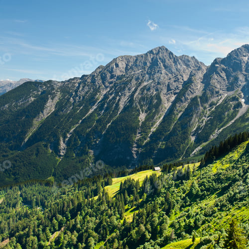 Preview: Farmhouse In The Bavarian Alps, Germany