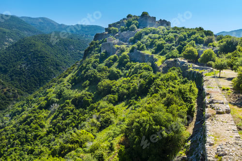 Preview: Remnants Of Castle On The Golan Heights Near The Israeli Border With Syria. The Nimrod Fortress