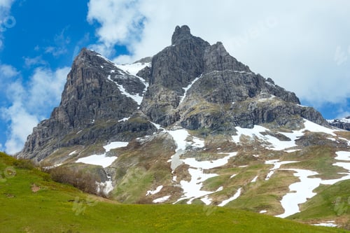 Preview: Summer Widderstein Mountain View (Warth, Vorarlberg, Austria).