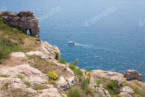 Preview: Sammer Sea View From Genoese Fortress On Coast Of Balaclava(Krimea, Ukraine)