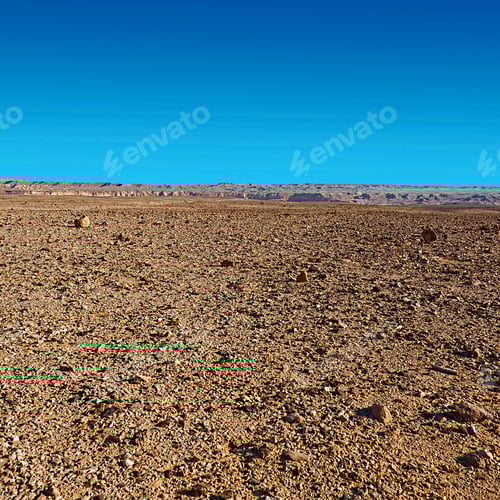 Preview: Rocky Hills Of The Negev Desert In Israel. Wind Carved Rock Formations In The Southern Israel