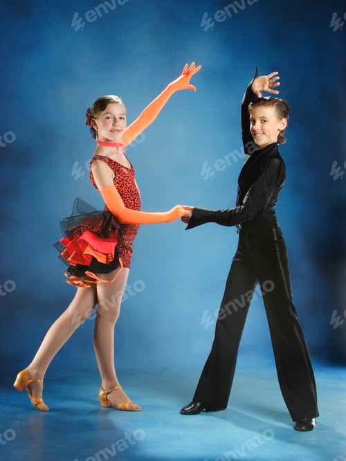 Preview: Beautiful Couple In The Active Ballroom Dance