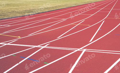 Preview: Running Tracks With A Instagram And Vintage Effect.