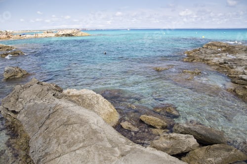 Preview: Formentera Island In Balearics Spain Seascape Calo De San Agusti