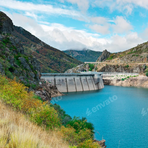 Preview: Dam Of The Power Station In The Mountain Of Cantabria, Spain