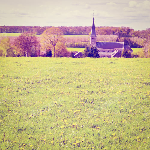 Preview: Meadows On The Outskirts Of A Small Belgian Town