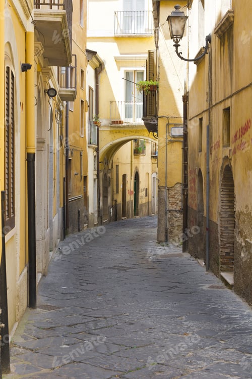 Preview: Old Buildings In Italian Medieval City