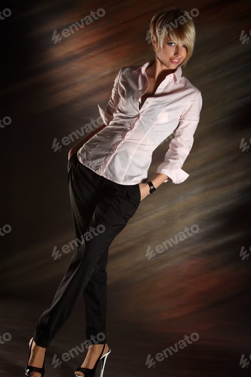 Preview: Portrait Of A Young Girl In Sexual Youth Jeans