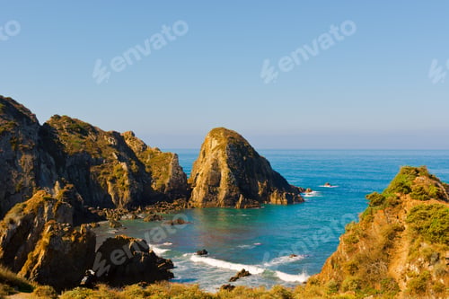 Preview: Rocky Coast Of Atlantic Ocean In Portugal