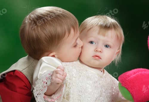 Preview: Studio Photography Of Two Small Children