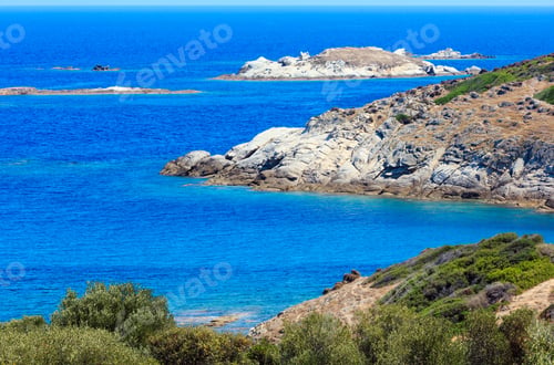 Preview: Summer Sea Coast Landscape (Halkidiki, Sithonia, Greece).