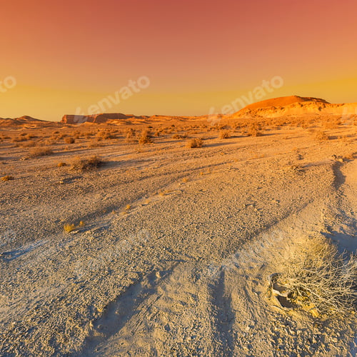 Preview: Colorful Rocky Hills Of The Negev Desert In Israel. Breathtaking Landscape And Nature Of The Middle