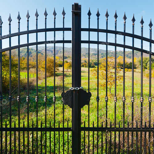 Preview: Italian Landscape Through The Metal Gate