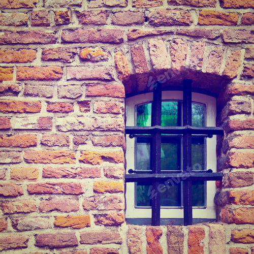 Preview: Window Of Old Building In Netherlands, Instagram Effect