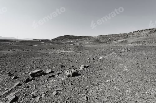 Preview: Rocky Hills Of The Negev Desert In Israel. Breathtaking Landscape And Nature Of The Middle East