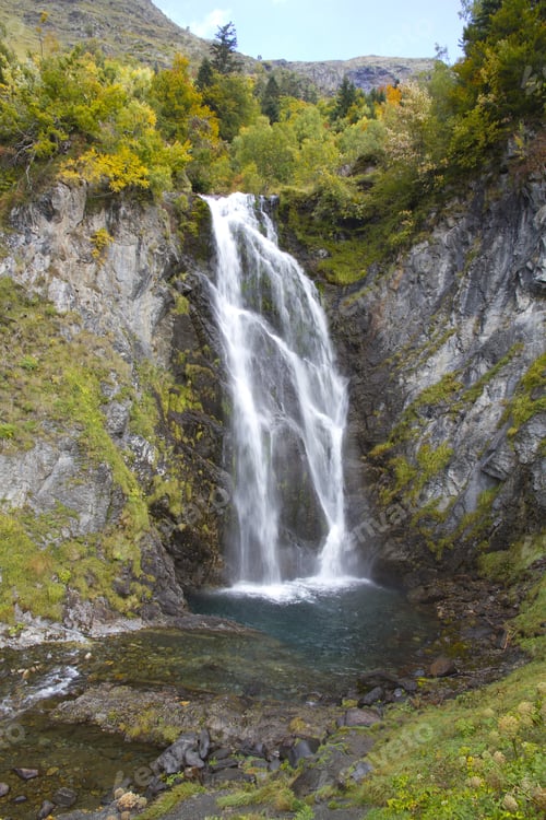 Preview: Sauth Deth Pish, Famous Waterfall In Valle De Aran, Catalonia, Lleida, Spain
