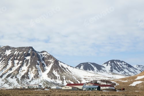 Preview: Landscape In Snaefellsnes Peninsula West Of Iceland In Winter