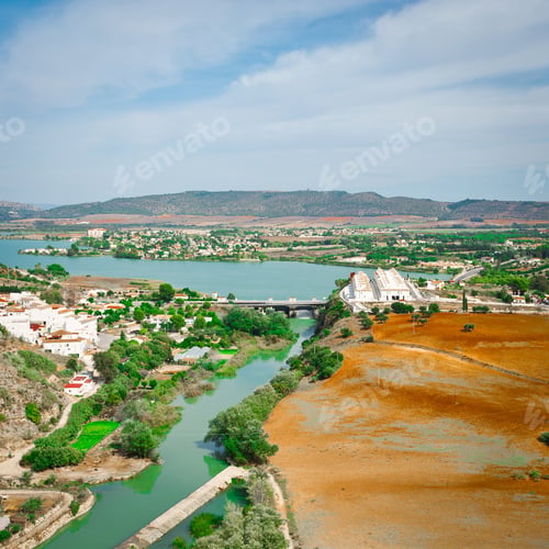 Preview: Aerial View From The White City Of Arcos In Spain