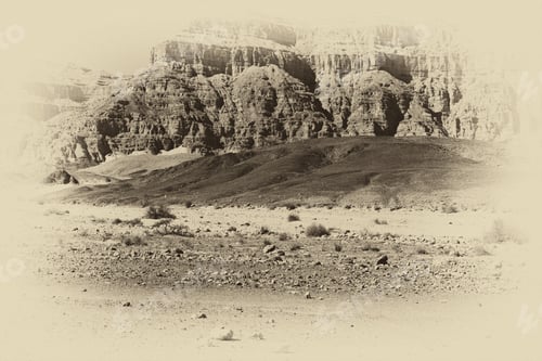 Preview: Loneliness And Emptiness Of The Rocky Hills Of The Negev Desert In Israel. Breathtaking Landscape
