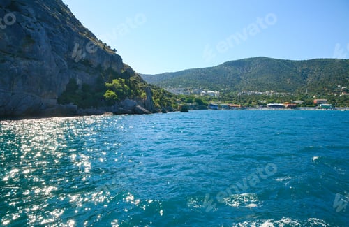Preview: Summer Evening Rocky Coastline ("Novyj Svit" Town, Crimea, Ukraine).