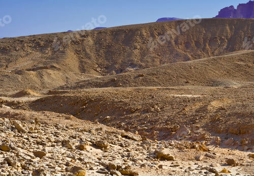Preview: Infinite Fantasy Of The Rocky Hills Of The Negev Desert In Israel. Breathtaking Landscape And