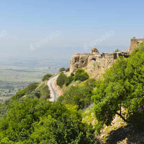 Preview: Remnants Of Castle On The Golan Heights Near The Israeli Border With Syria. The Nimrod Fortress