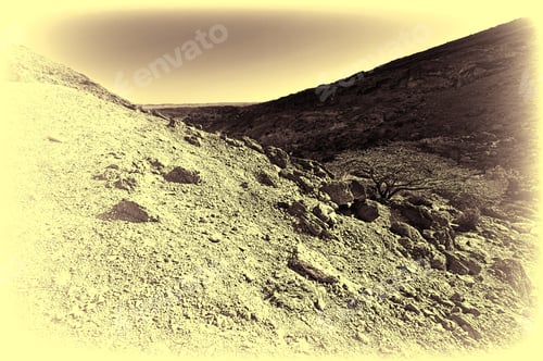 Preview: Rocky Hills Of The Negev Desert In Israel. Wind Carved Rock Formations In The Southern Israel