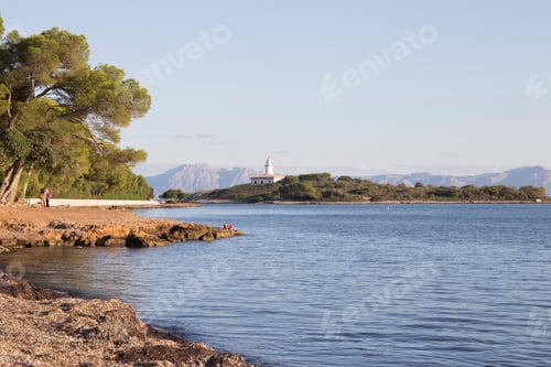 Preview: Sunset In Aucanada Beach North Of Majorca Balearic Islands Spain