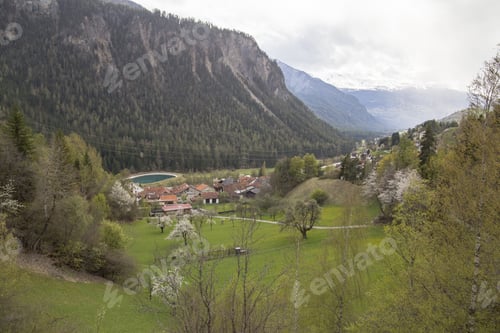 Preview: View Of Switzerland Landscape From The Bernina Express Train