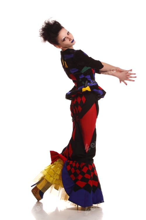 Preview: Model Photography Girls In Costumes Harlequin