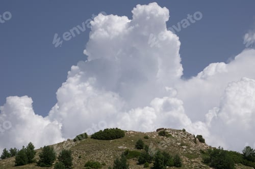 Preview: Summer Landscape In Gudar Mountains Teruel Aragon Spain