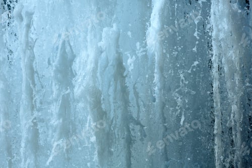 Preview: Water Jets Of Fountain Close-Up. Background.